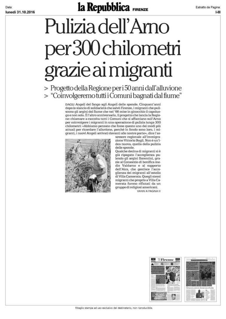 Scopri di più sull'articolo Sui migranti ci sono tante cose da raccontare in positivo:…