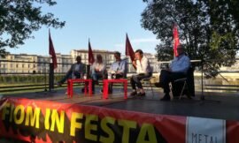 Ora ospite alla Festa nazionale della Fiom, che si svolge…