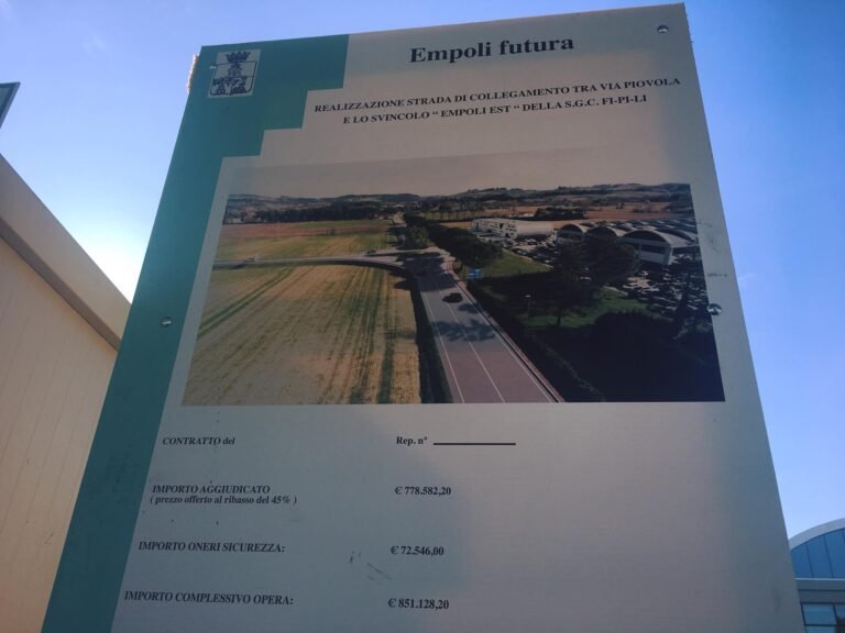 Scopri di più sull'articolo Stamattina a Empoli, a “casa”, per inaugurare il cantiere…