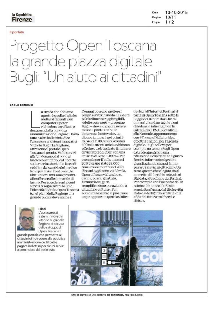 Scopri di più sull'articolo Da domani a domenica a #Pisa ci sarà Internet Festival uno…