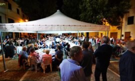 Grazie al Borgo Pontormese per questa bella cena che arriva…