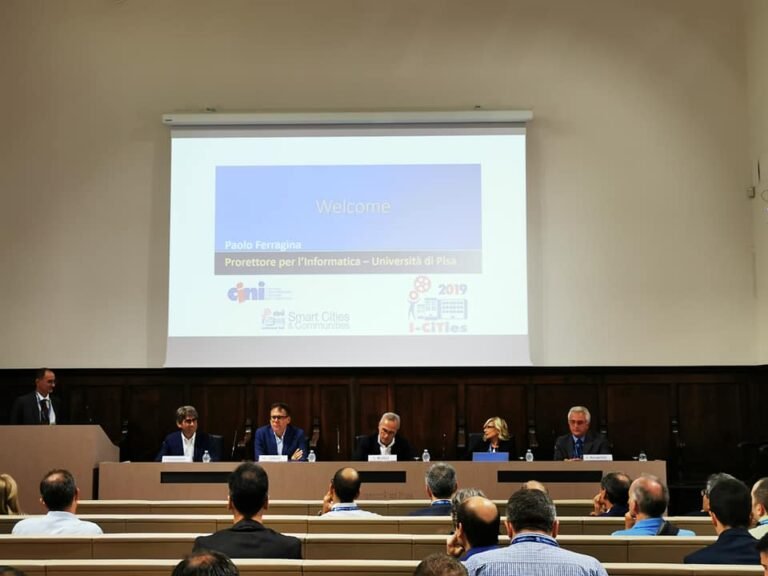 Scopri di più sull'articolo Stamani ospite di i-Cities a Pisa, una conferenza…