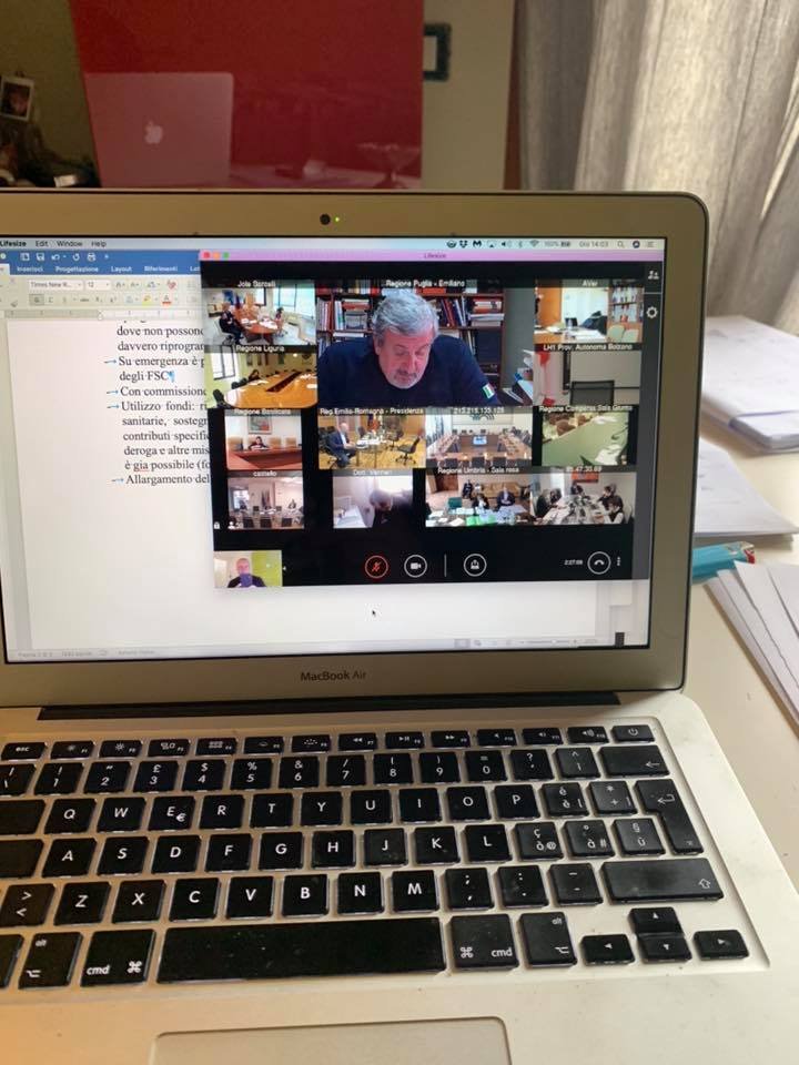 Scopri di più sull'articolo In videoconferenza con le altre regioni e il governo per…