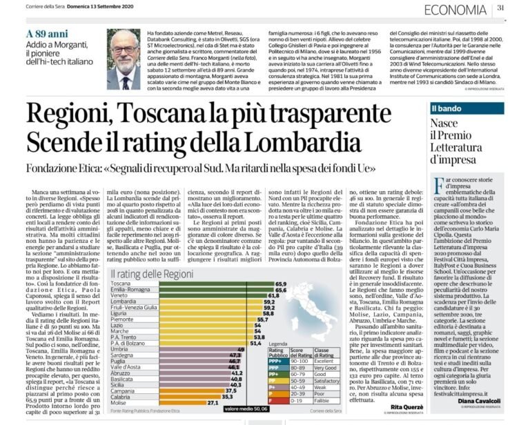 Scopri di più sull'articolo Oggi, sul Corriere della Sera, viene pubblicato uno…