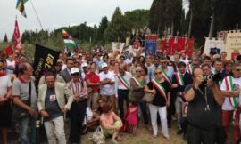Una bella immagine della manifestazione di stamani a…
