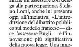 Partecipazione e dibattito pubblico, ne parlerò oggi…