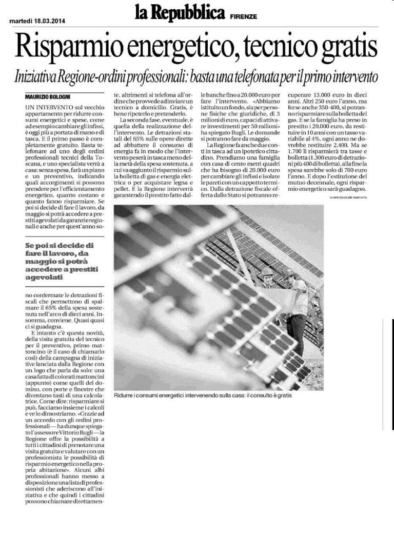Scopri di più sull'articolo La Regione Toscana ti aiuta a fare i conti per risparmiare…