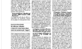 #senzaprovince, mia intervista a La Nazione di Empoli