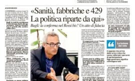 Questa è l’intervista che ho rilasciato alla Nazione di…